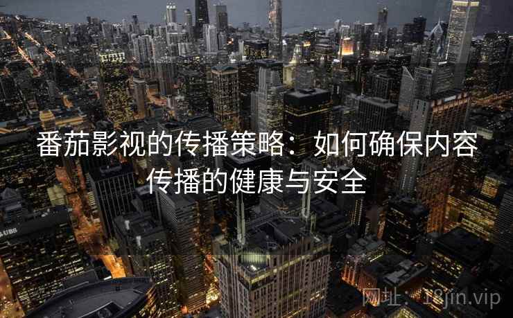 番茄影视的传播策略：如何确保内容传播的健康与安全