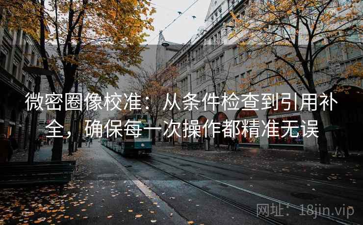 微密圈像校准：从条件检查到引用补全，确保每一次操作都精准无误