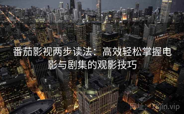 番茄影视两步读法：高效轻松掌握电影与剧集的观影技巧  第2张